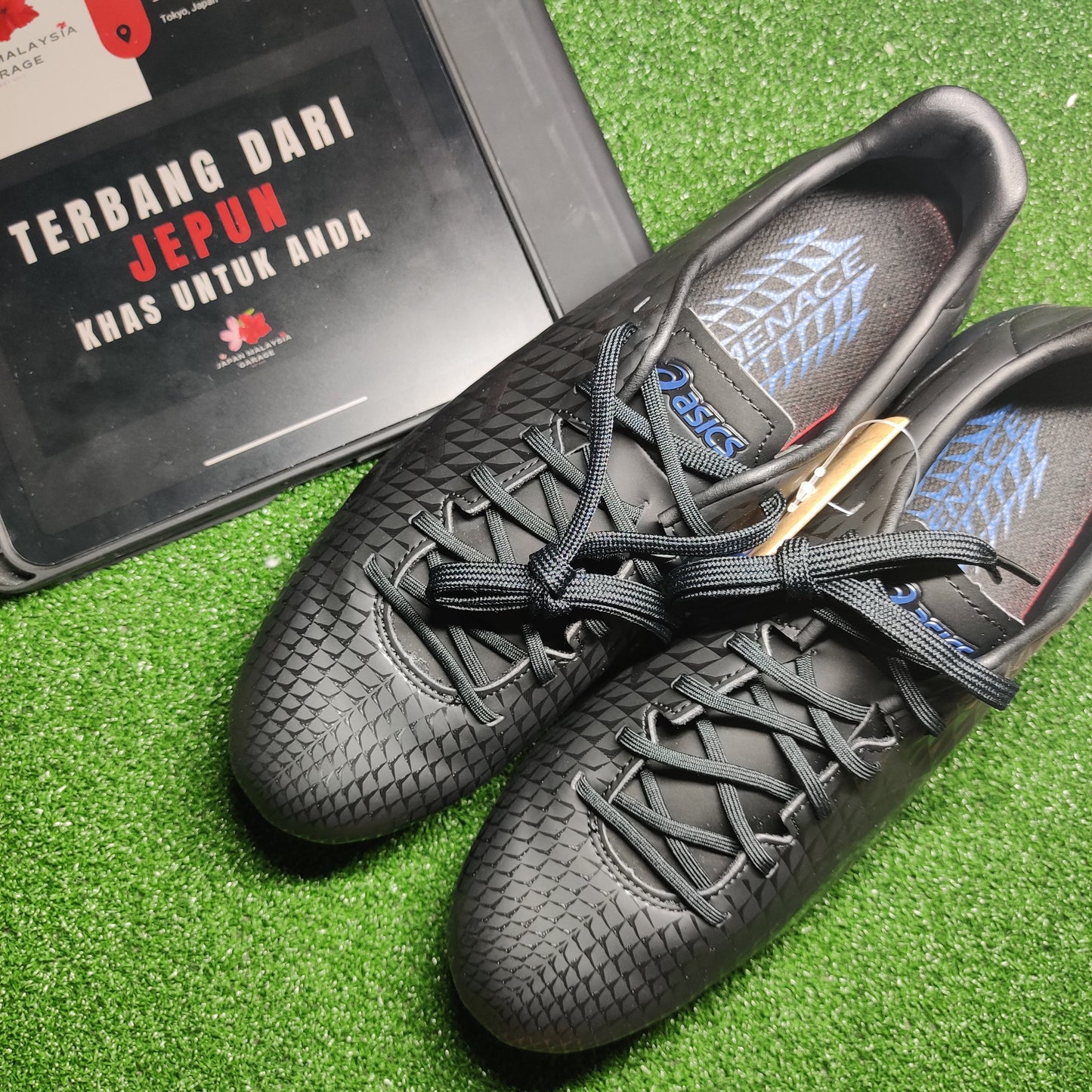 Asics Menace 4(Black/Prism Blue)