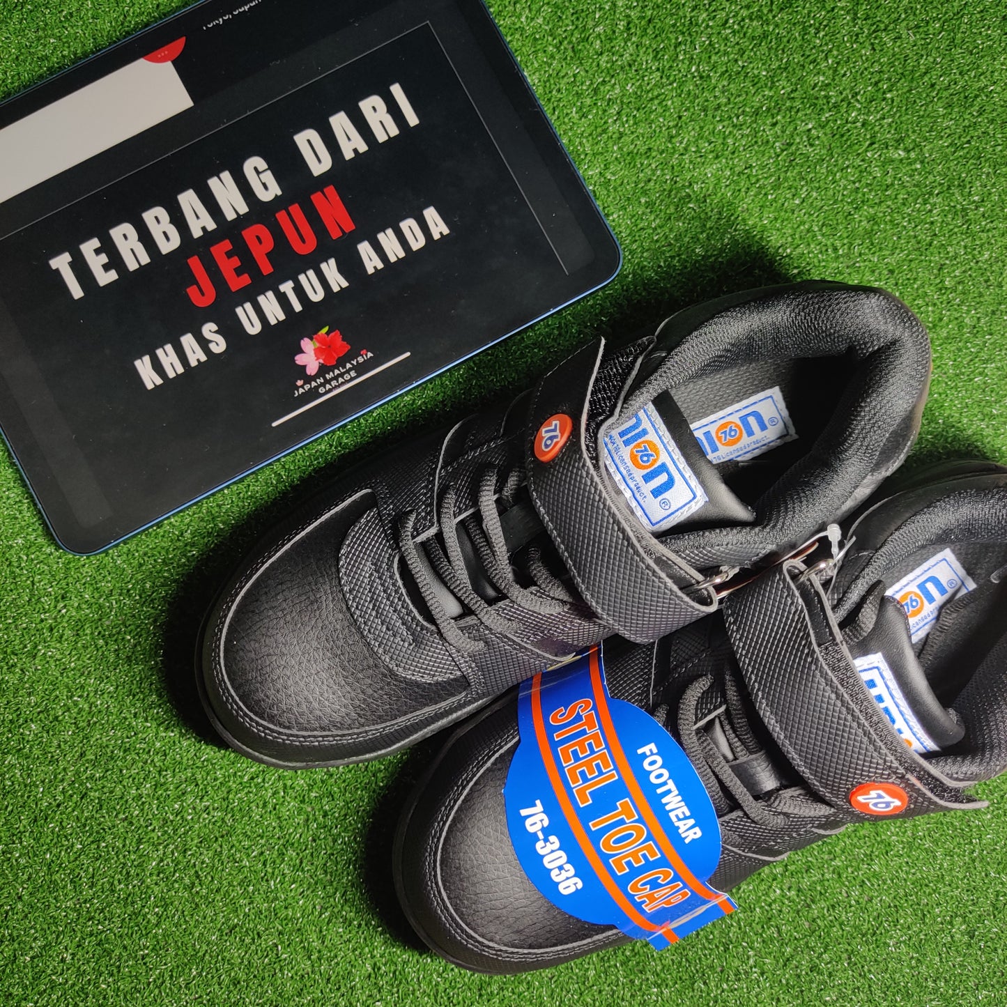 76 Union Safety Shoes(Black)