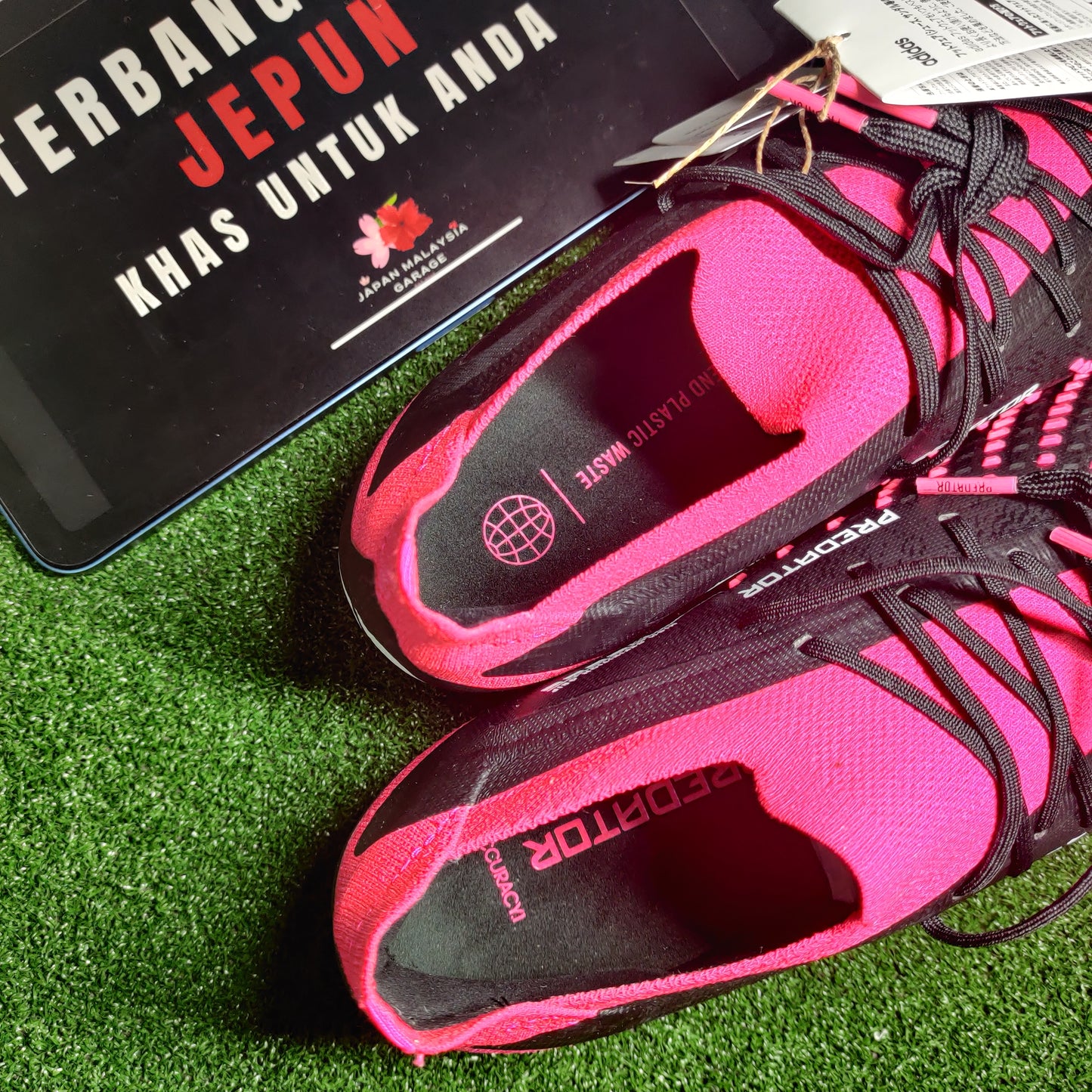Adidas Predator Accuracy.1 L FG (Core Black/Team Shock Pink)