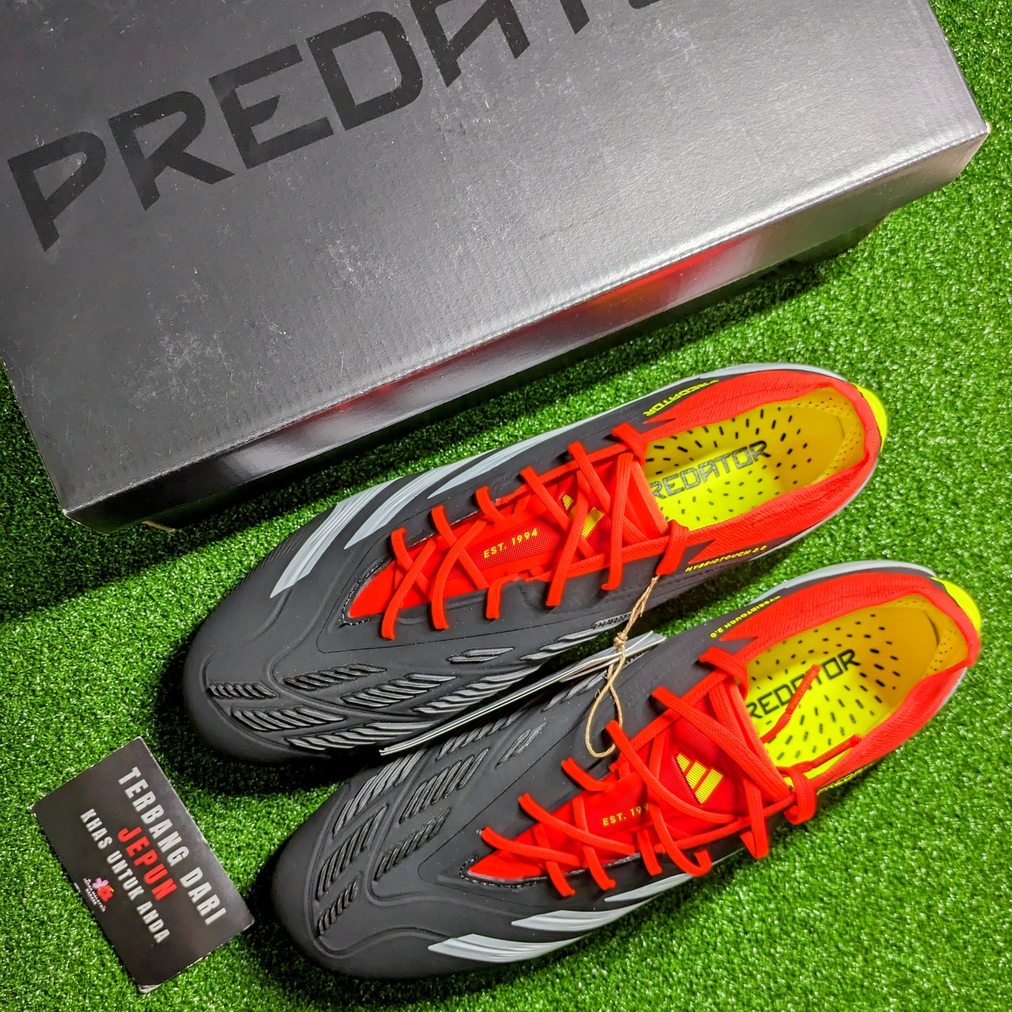 Adidas Predator L Elite FG (Core Black/Solar Red)