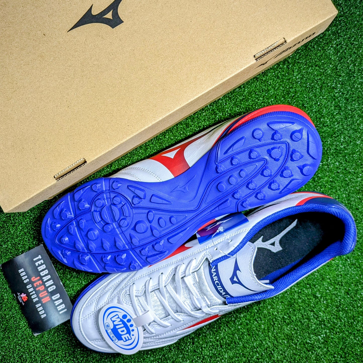 Mizuno Monarcida Neo Sala Select TF(White/Red/Blue)