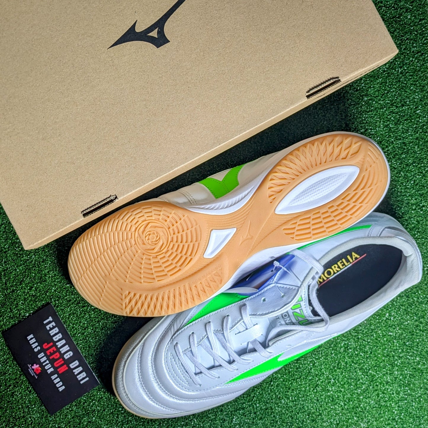 Mizuno Morelia Sala Elite IN(White/Green)