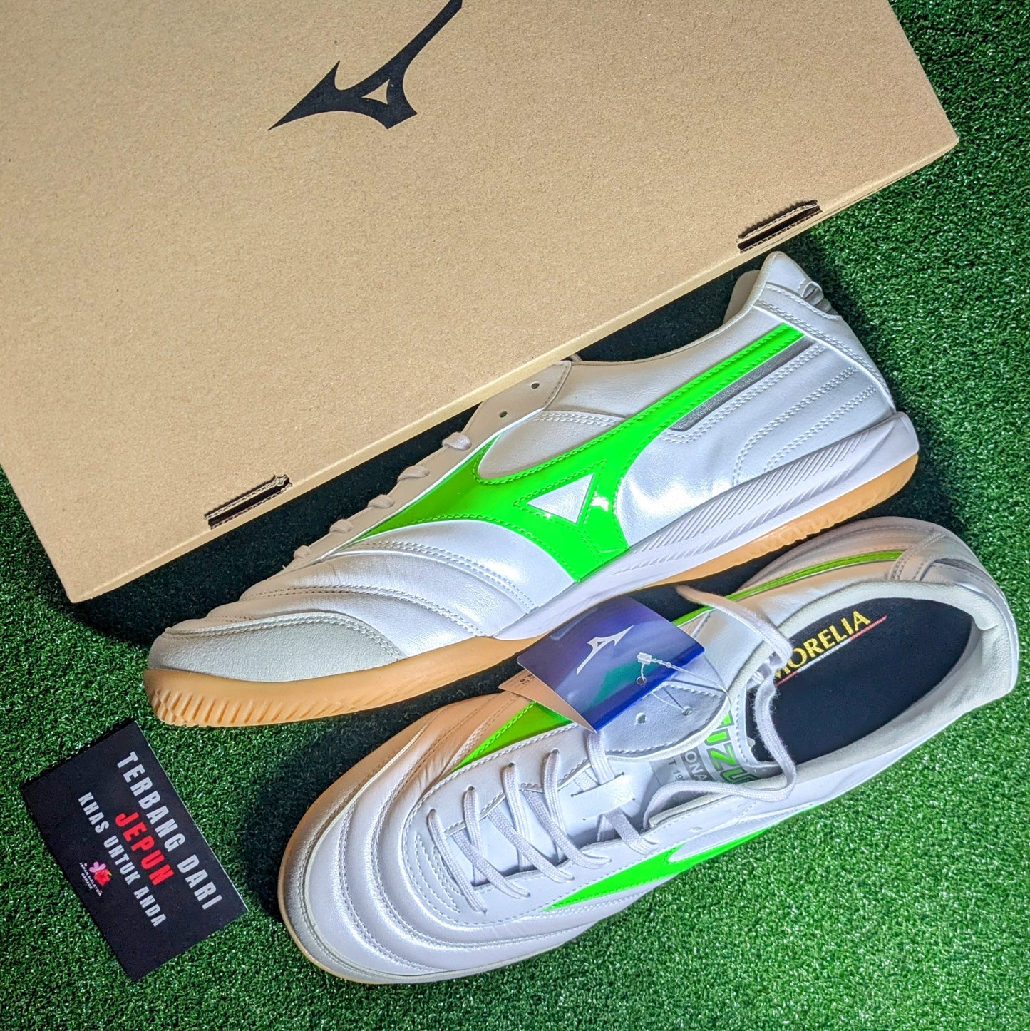 Mizuno Morelia Sala Elite IN(White/Green)